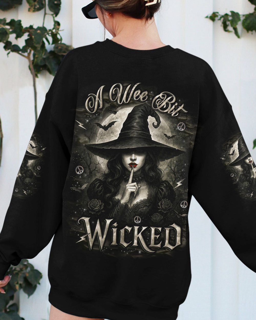 A WEE BIT WICKED HALLOWEEN ALL OVER PRINT - YHLT0906252