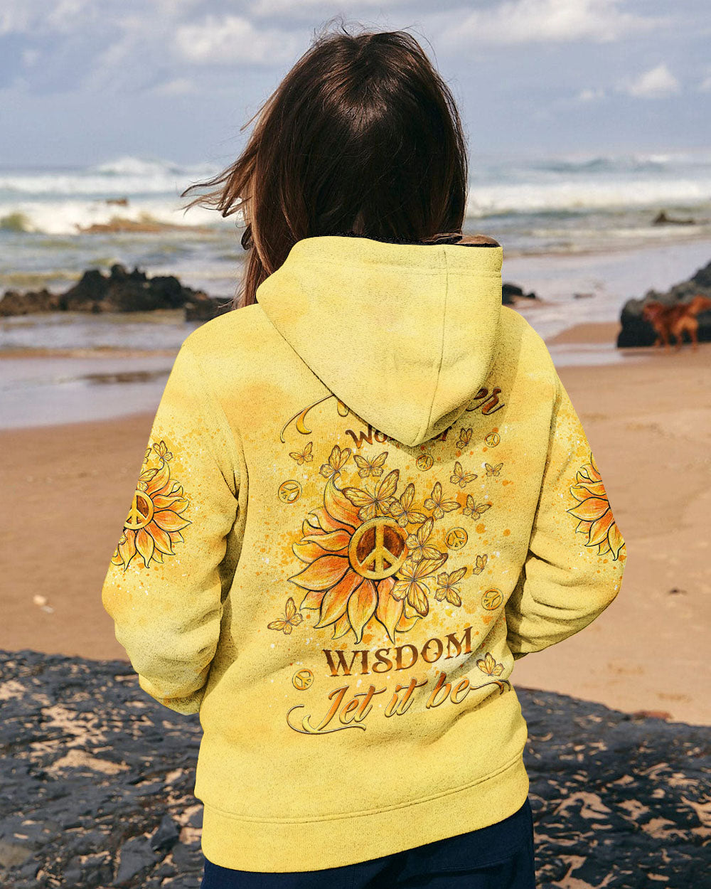 WHISPER WORDS OF WISDOM SUNFLOWER BUTTERFLY ALL OVER PRINT - YHLT0908243