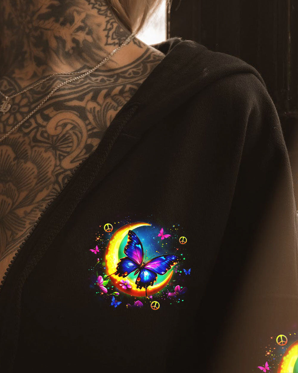 WHISPER WORDS OF WISDOM LET IT BE BUTTERFLY ALL OVER PRINT - YHLT0910251
