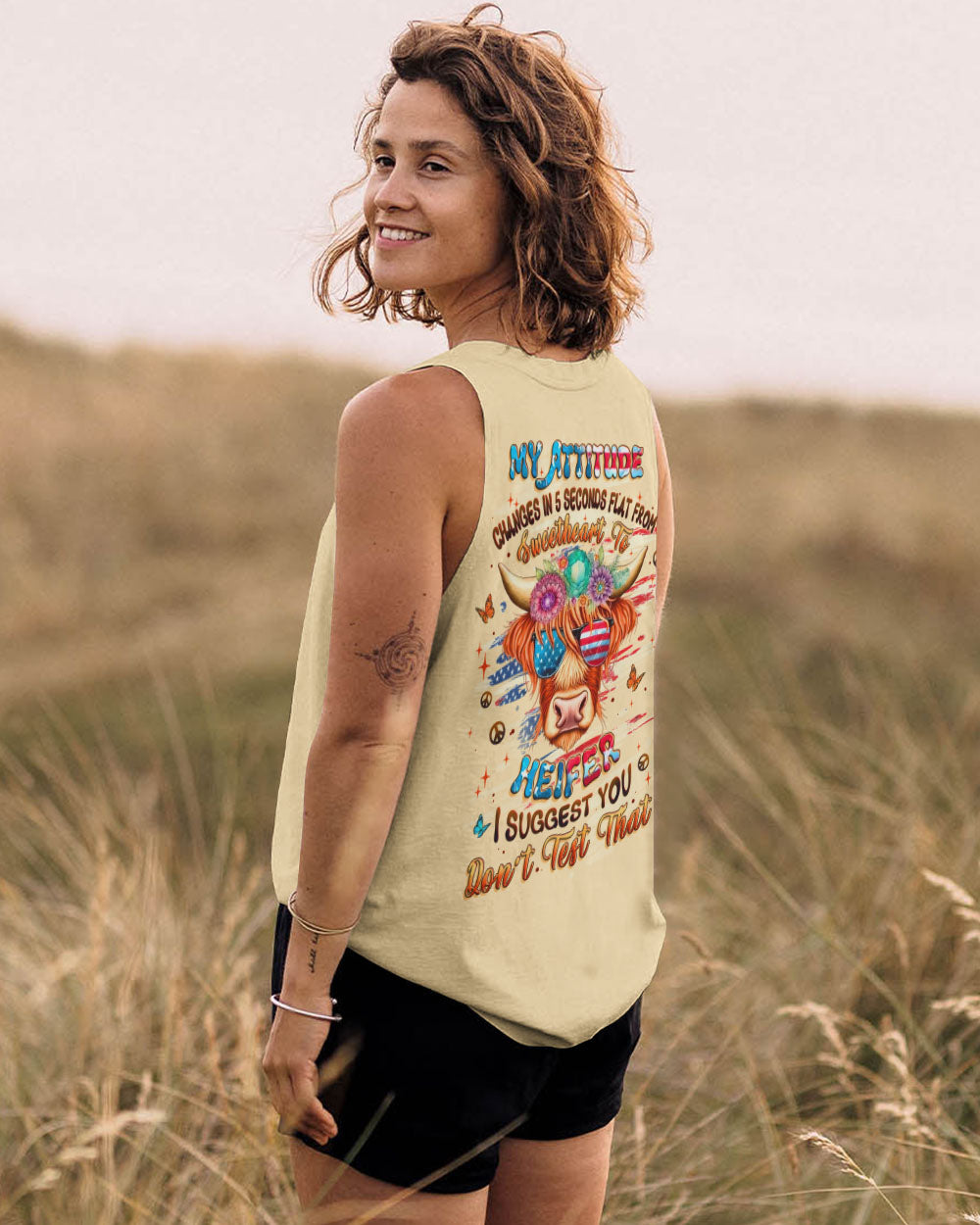 MY ATTITUDE CHANGES IN 5 SECONDS HEIFER ALL OVER PRINT - YHLT1009251