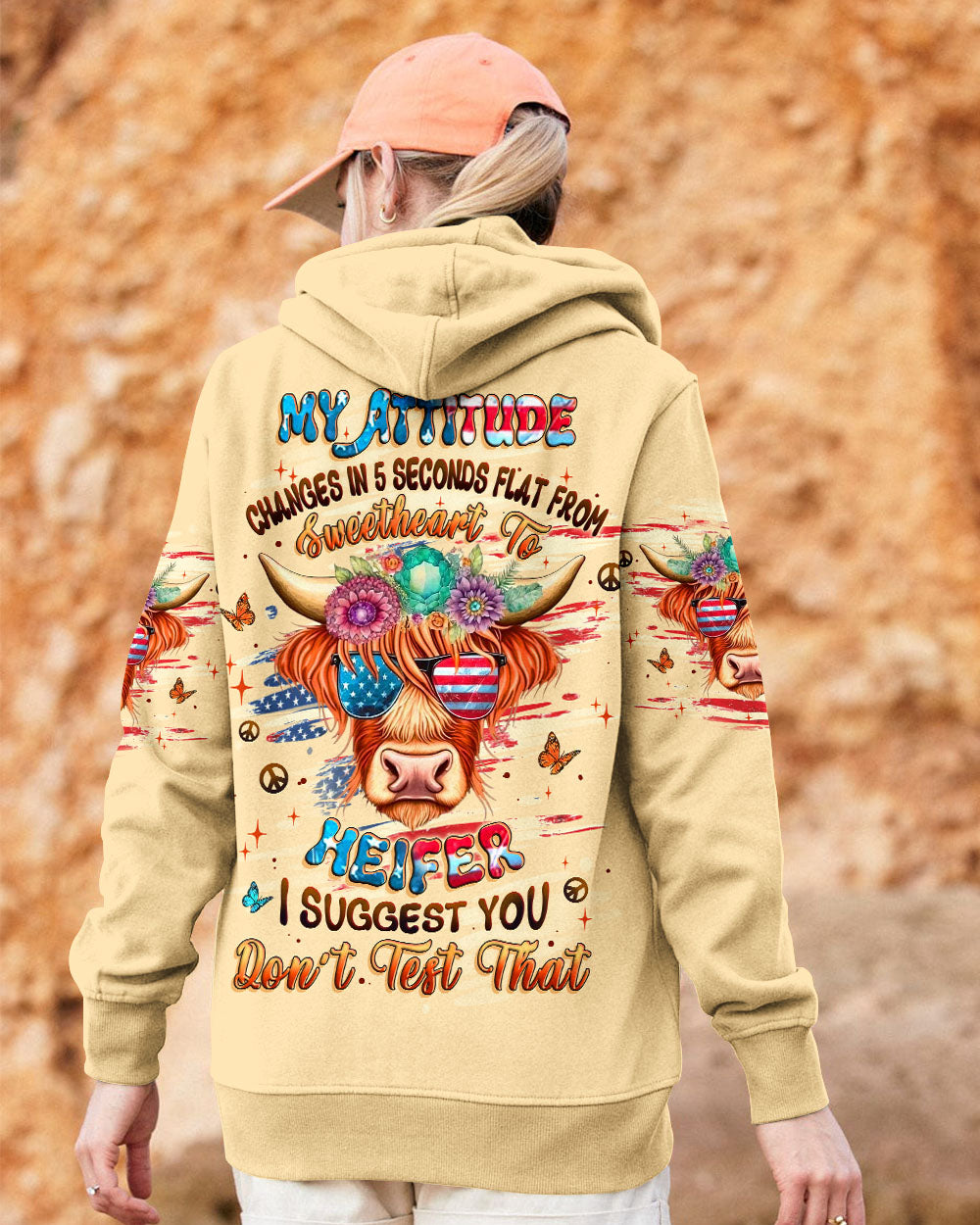 MY ATTITUDE CHANGES IN 5 SECONDS HEIFER ALL OVER PRINT - YHLT1009251