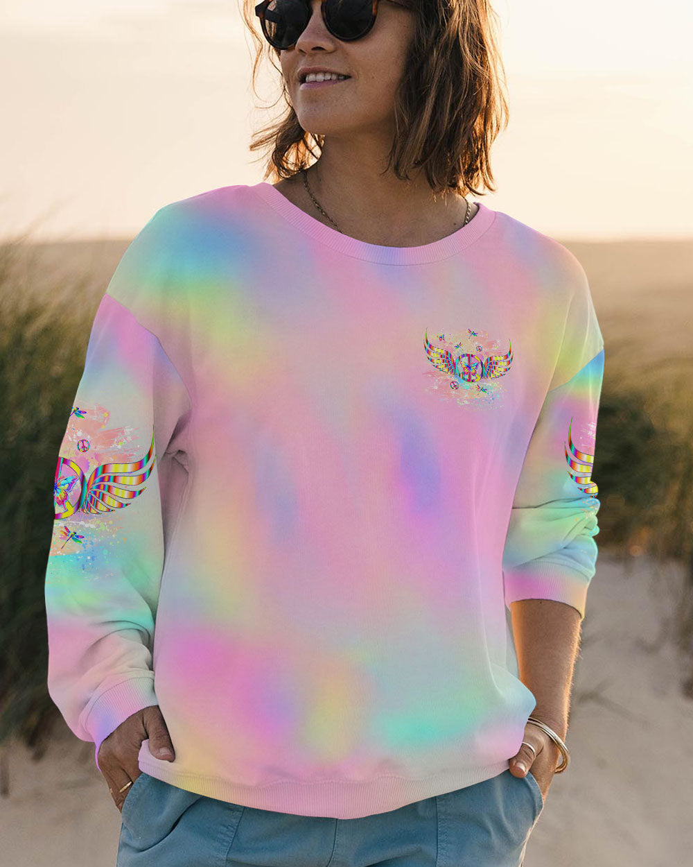 I BELIEVE THERE ARE ANGELS AMONG US ALL OVER PRINT - YHLT1010243