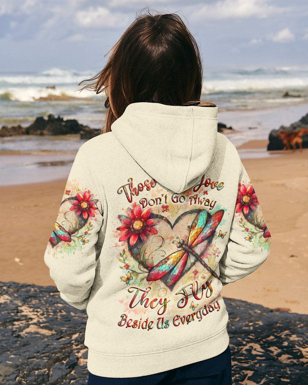 THOSE WE LOVE DON'T GO AWAY DRAGONFLY ALL OVER PRINT - YHLT1102253