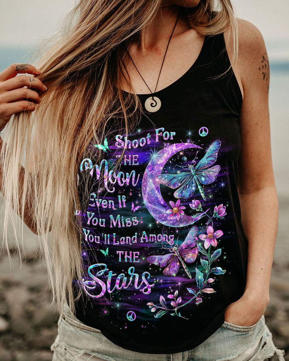 SHOOT FOR THE MOON ALL OVER PRINT - YHLT1103242
