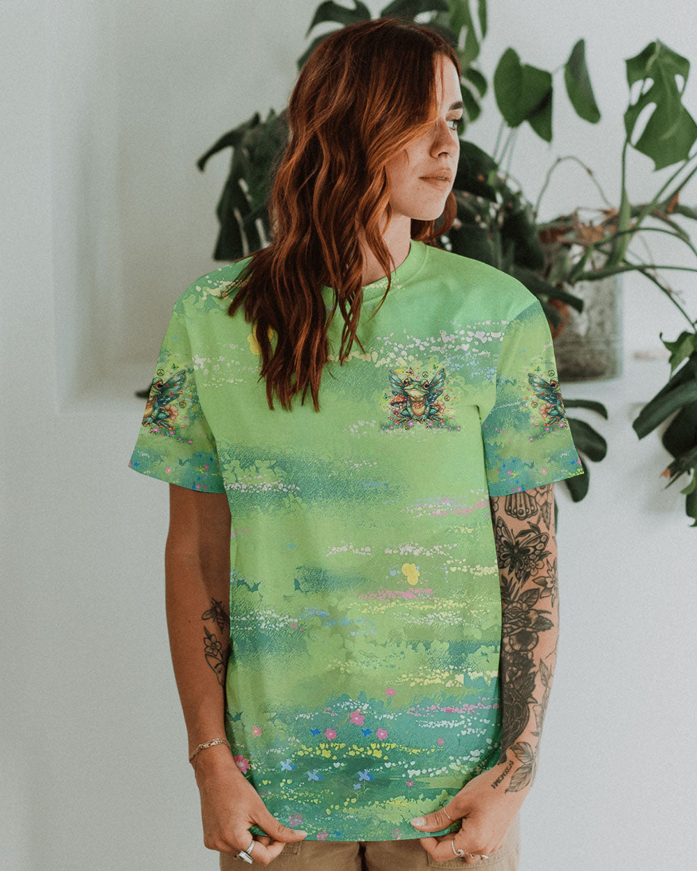 BE YOU THE WORLD WILL ADJUST ALL OVER PRINT - YHLT1103244