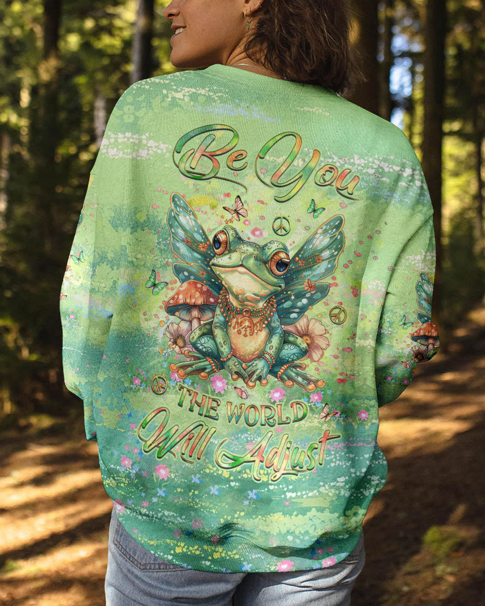BE YOU THE WORLD WILL ADJUST ALL OVER PRINT - YHLT1103244