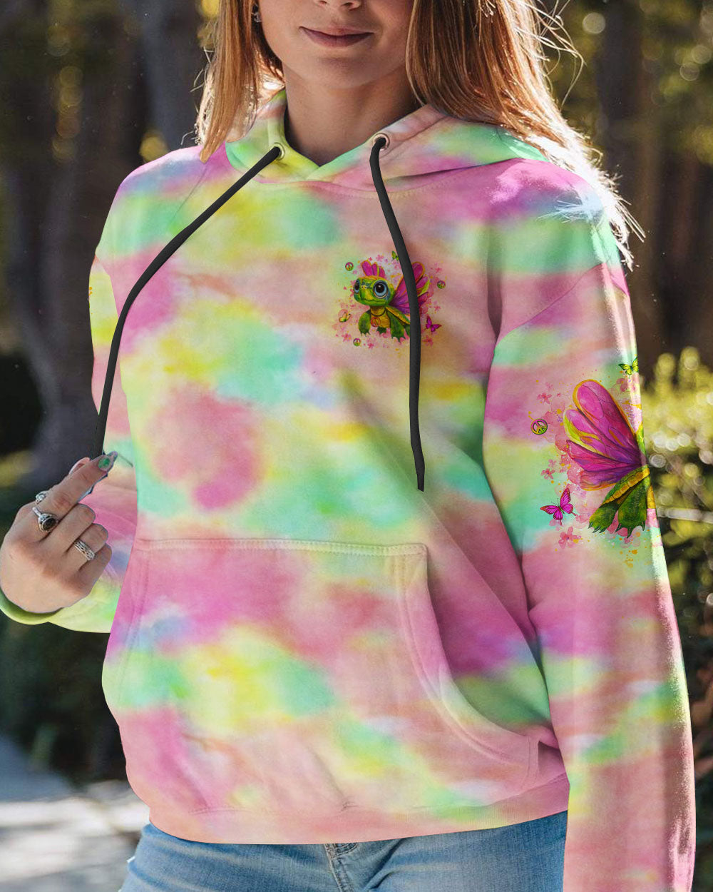 BE YOU THE WORLD WILL ADJUST TURTLE ALL OVER PRINT - YHLT1108254