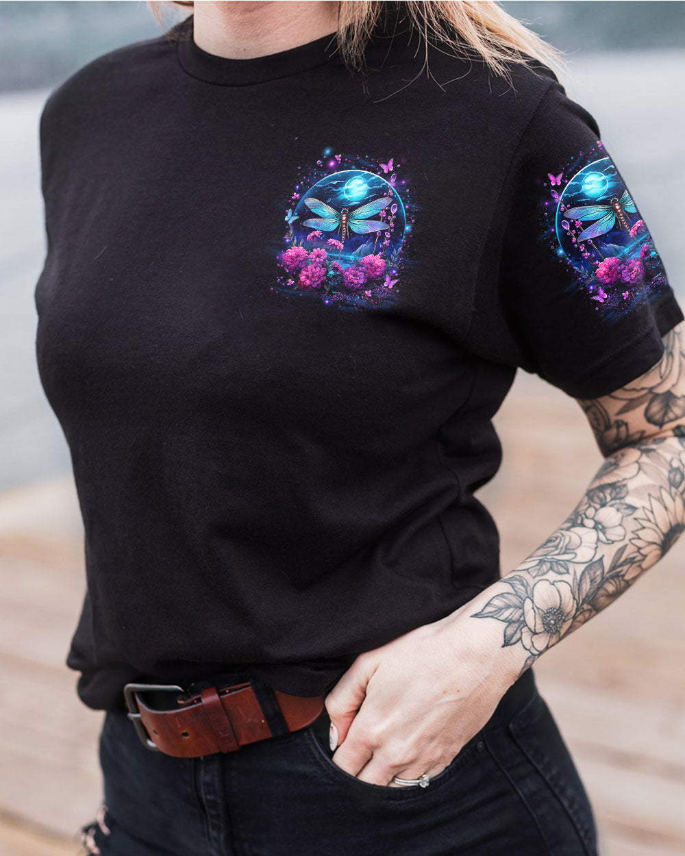 HELLO DARKNESS MY OLD FRIEND DRAGONFLY ALL OVER PRINT - YHLT1112232