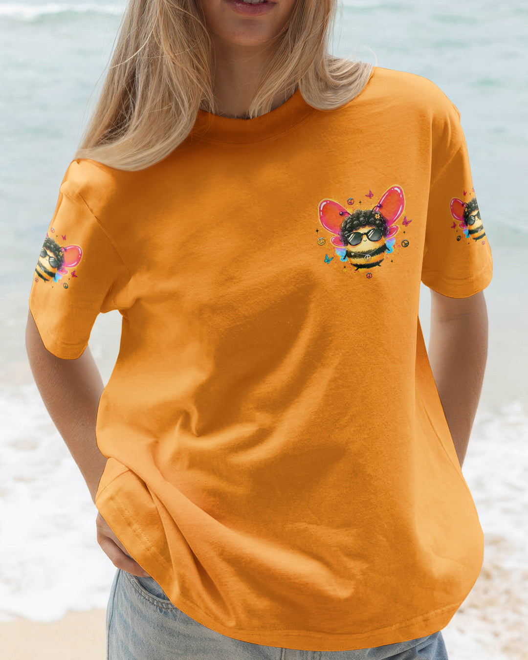 BEE YOU THE WORLD WILL ADJUST ALL OVER PRINT - YHLT1201263