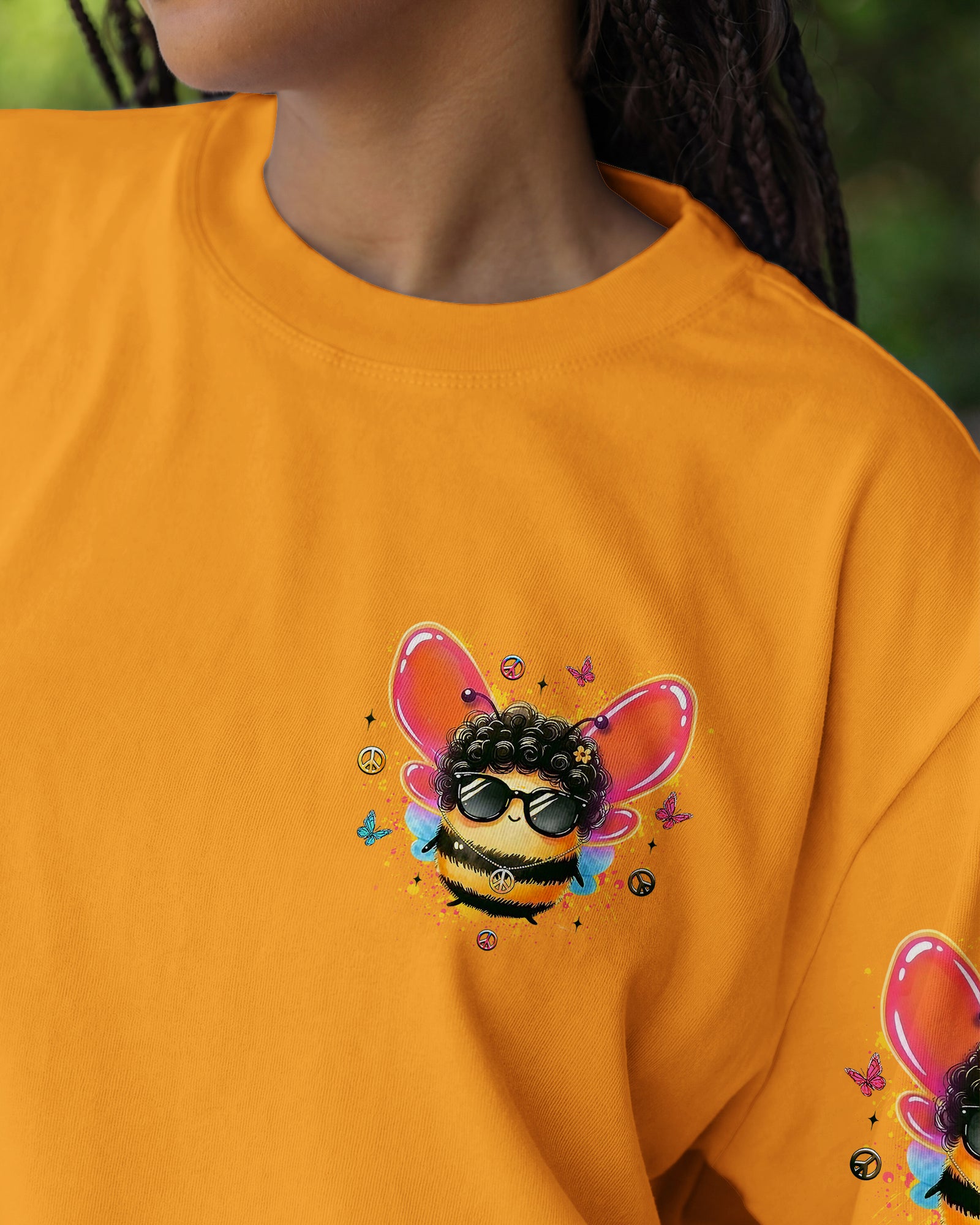 BEE YOU THE WORLD WILL ADJUST ALL OVER PRINT - YHLT1201263