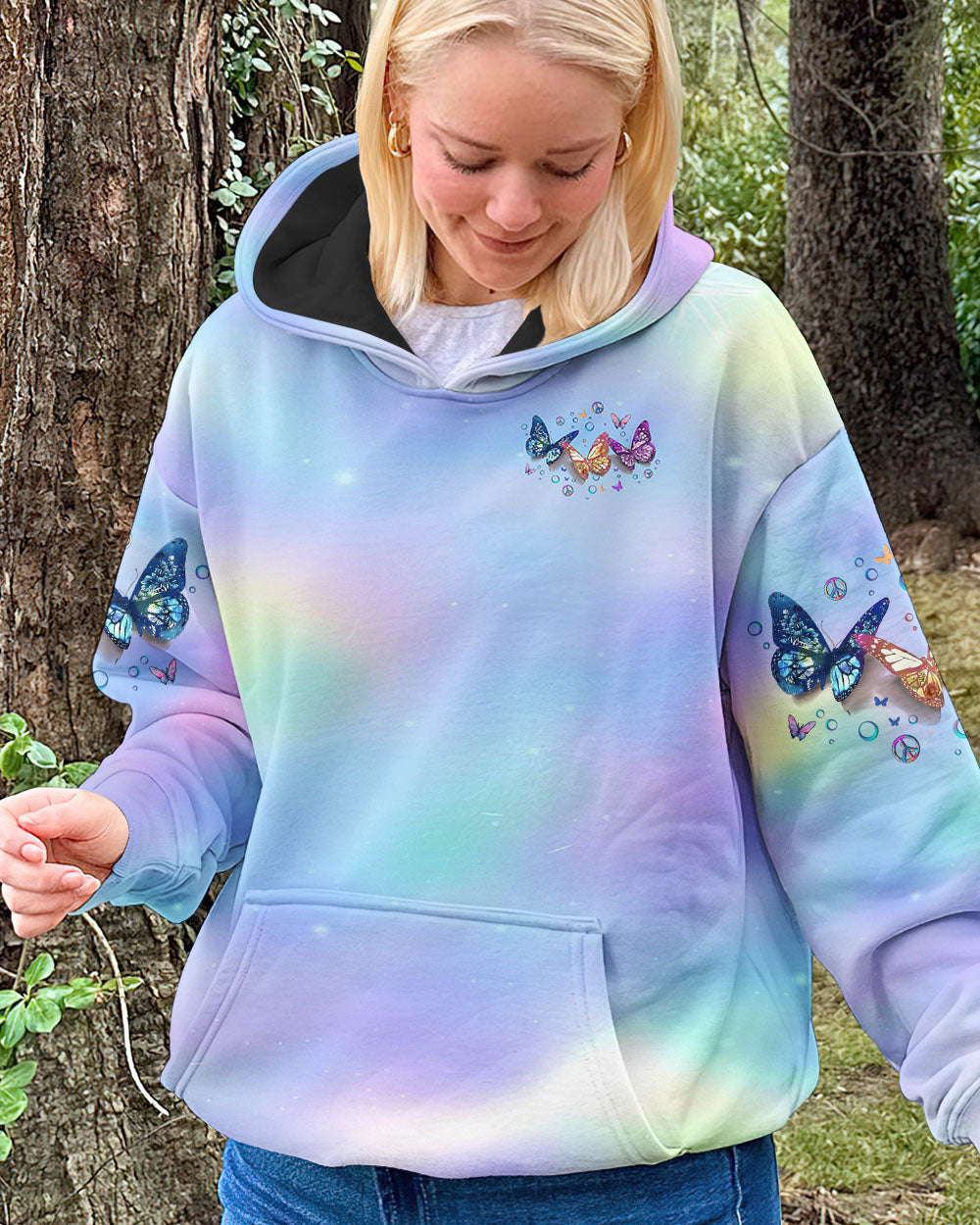 FAITH HOPE LOVE BUTTERFLY ALL OVER PRINT - YHLT1202253