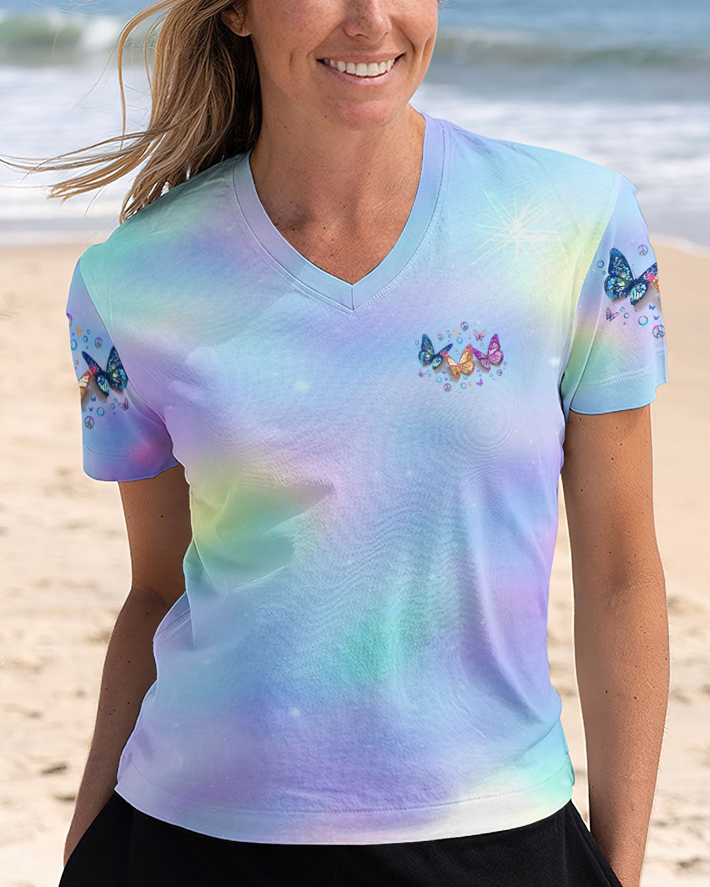 FAITH HOPE LOVE BUTTERFLY ALL OVER PRINT - YHLT1202253