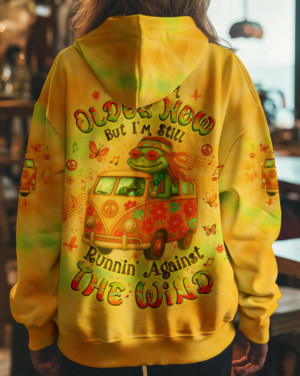RUNNING AGAINST THE WIND CAR TIE DYE ALL OVER PRINT - YHLT1205251