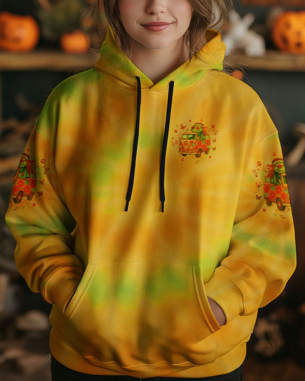 RUNNING AGAINST THE WIND CAR TIE DYE ALL OVER PRINT - YHLT1205251