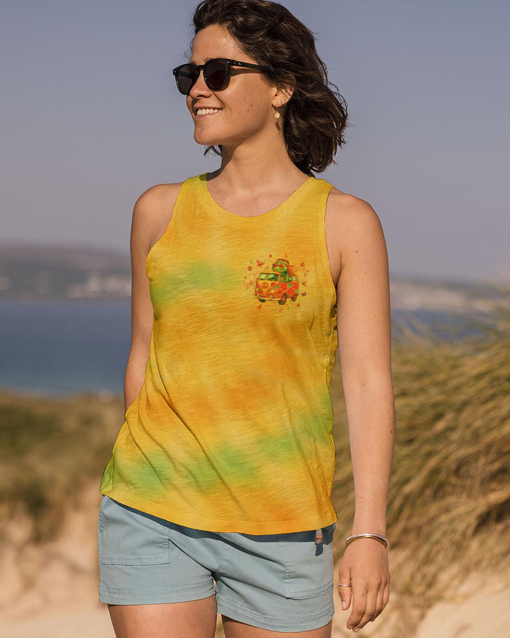 RUNNING AGAINST THE WIND CAR TIE DYE ALL OVER PRINT - YHLT1205251