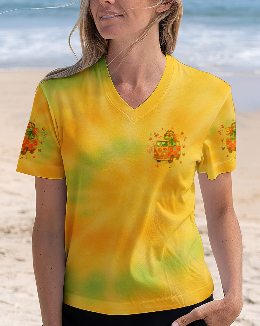 RUNNING AGAINST THE WIND CAR TIE DYE ALL OVER PRINT - YHLT1205251