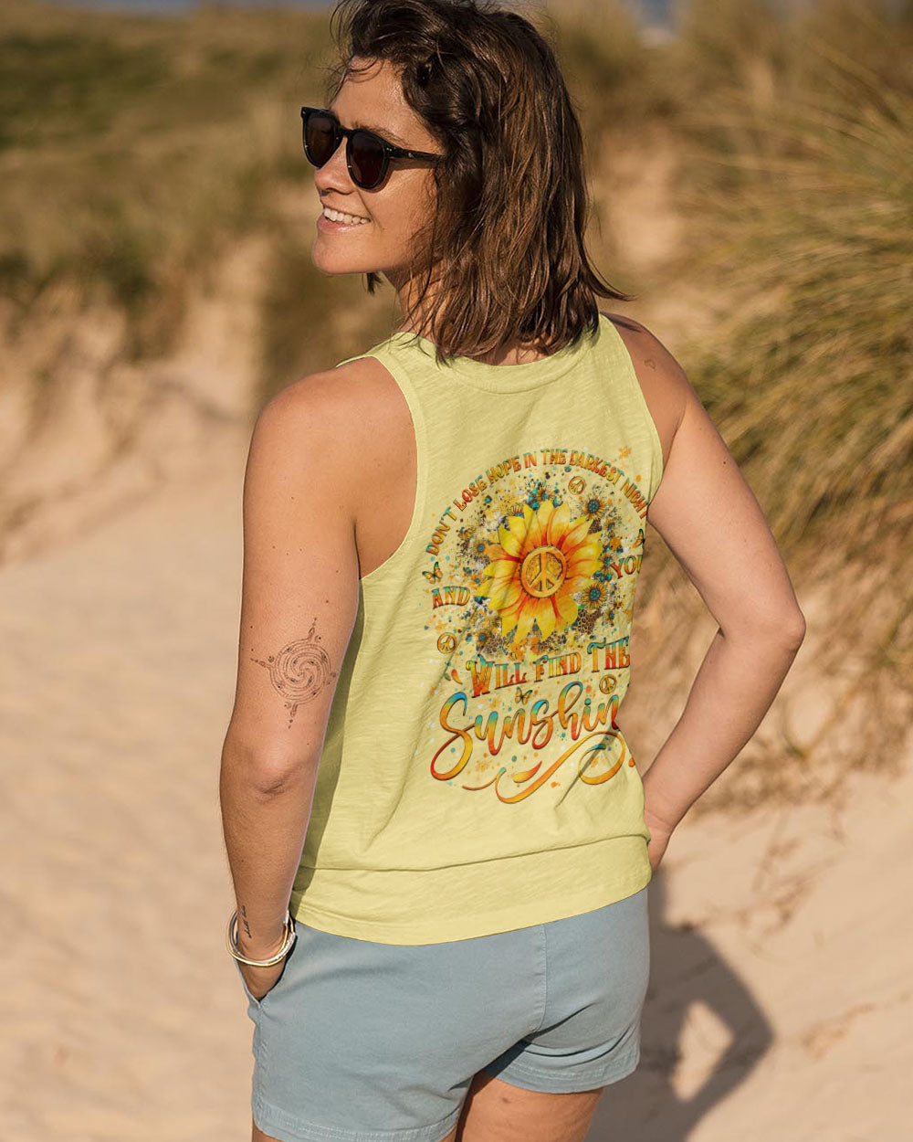 YOU WILL FIND THE SUNSHINE SUNFLOWER ALL OVER PRINT - YHLT1208241