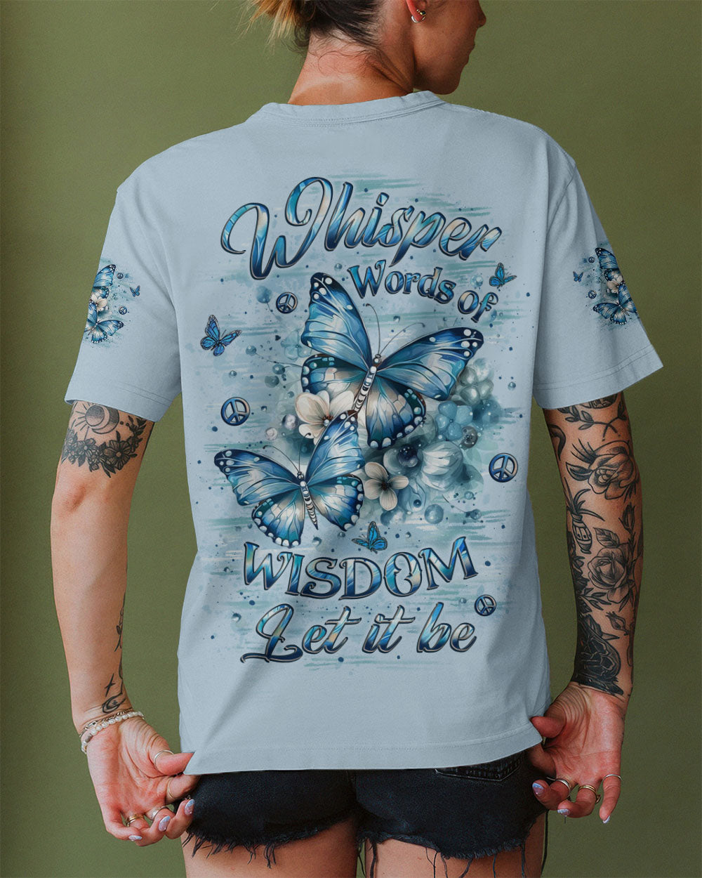 WHISPER WORDS OF WISDOM BUTTERFLY ALL OVER PRINT - YHLT1310251