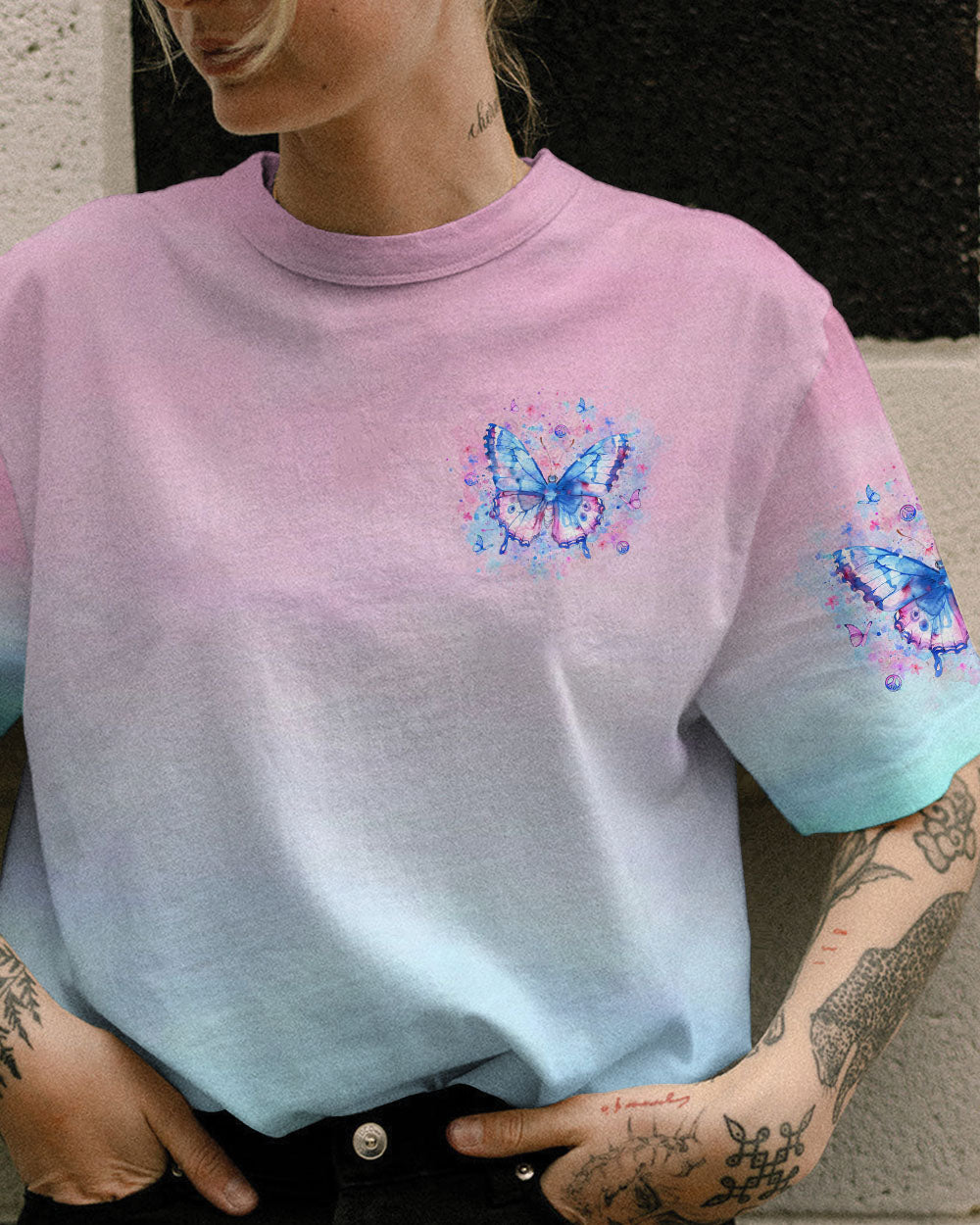 WHISPER WORDS OF WISDOM BUTTERFLY ALL OVER PRINT - YHLT1403241