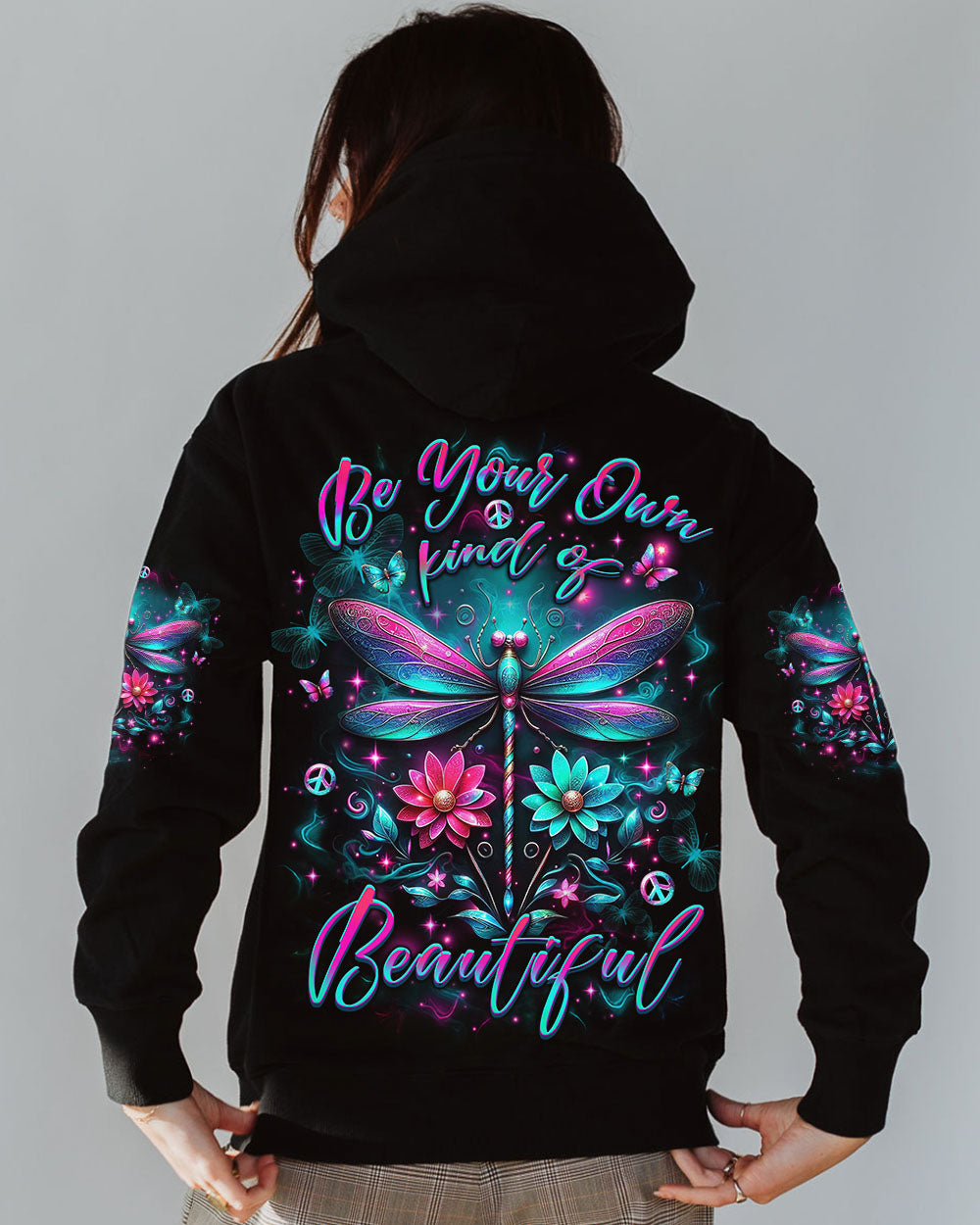 BE YOUR OWN KIND OF BEAUTIFUL DRAGONFLY ALL OVER PRINT - YHLT1403251
