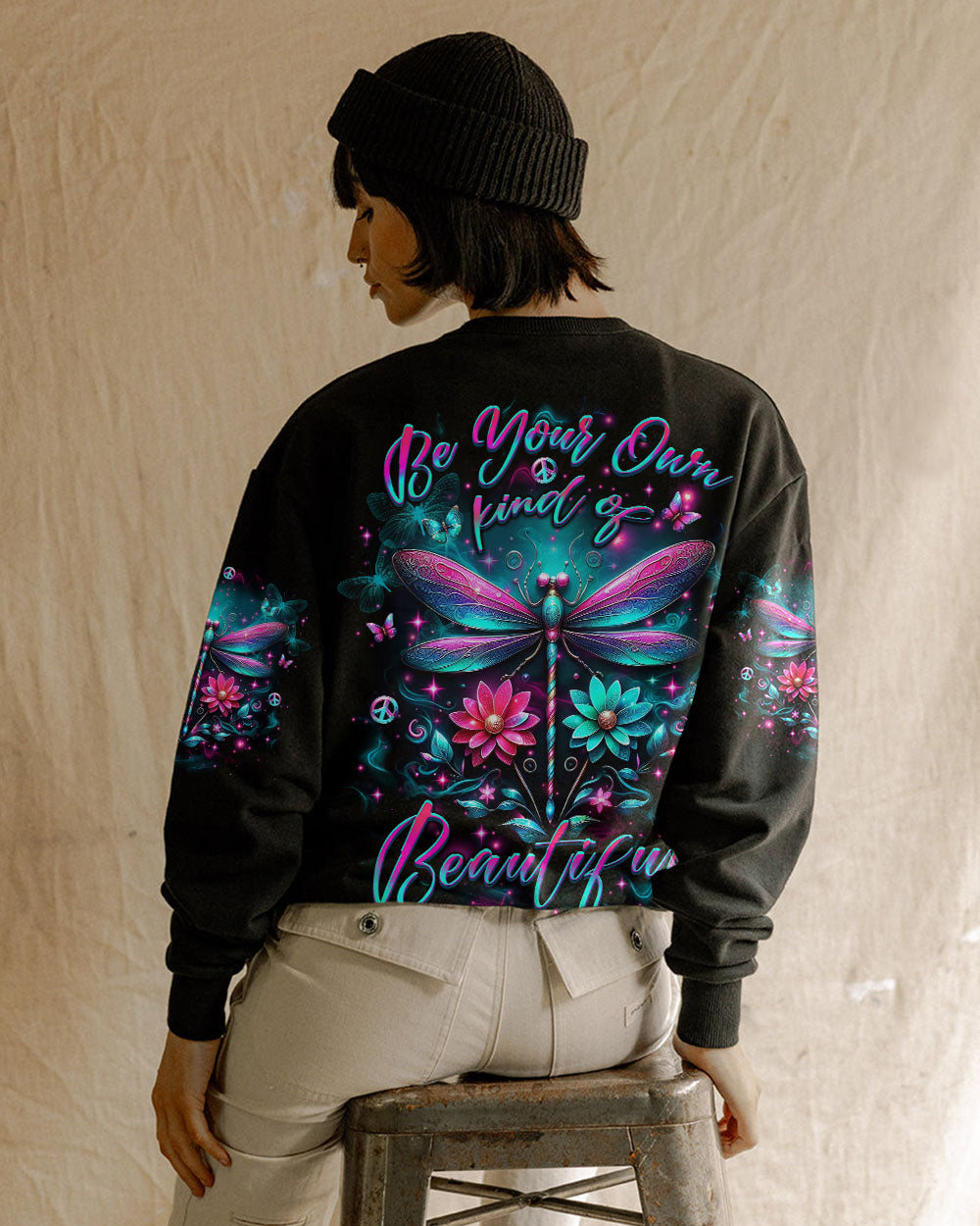 BE YOUR OWN KIND OF BEAUTIFUL DRAGONFLY ALL OVER PRINT - YHLT1403251