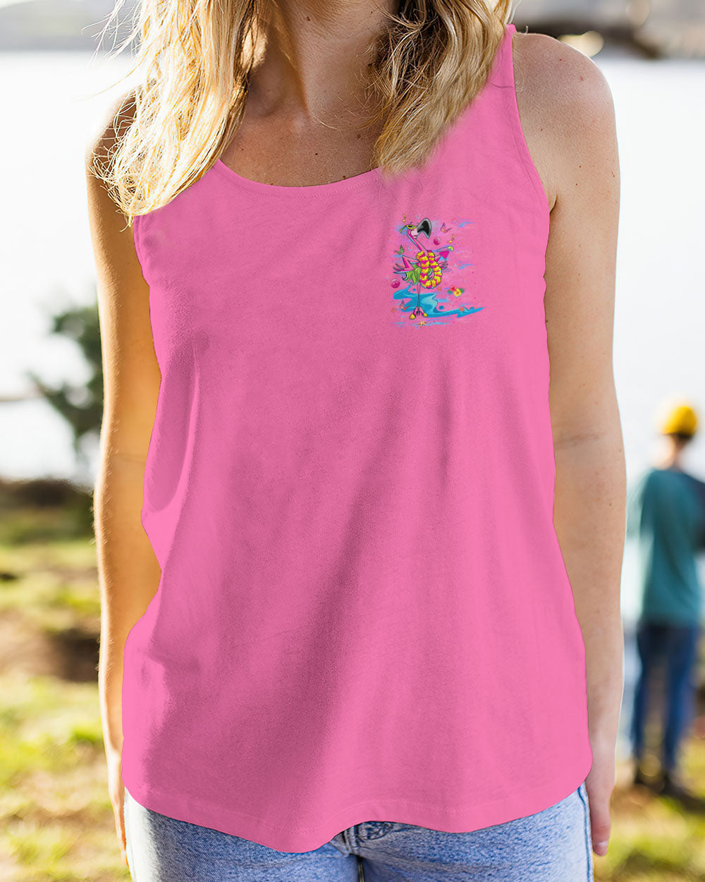 PRETTY IN PINK FLAMINGO ALL OVER PRINT - YHLT1406242