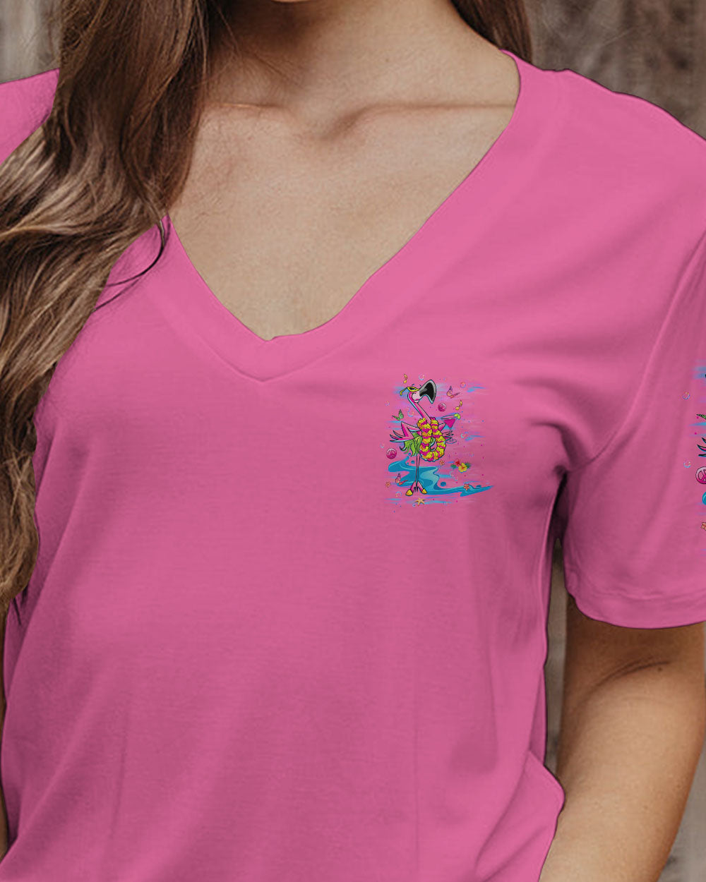 PRETTY IN PINK FLAMINGO ALL OVER PRINT - YHLT1406242