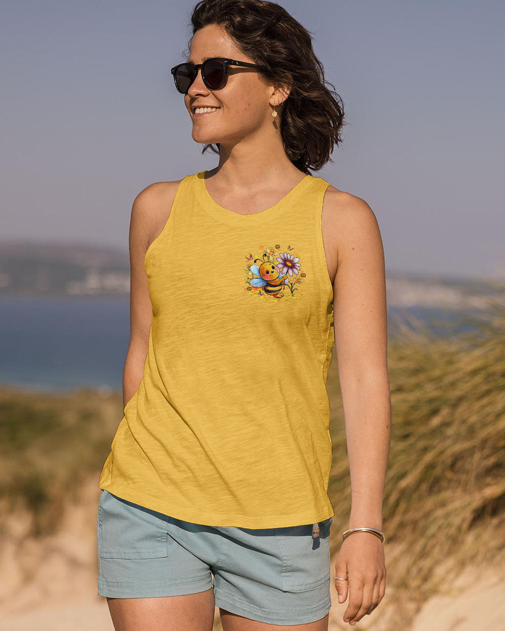 STAY WILD FLOWER CHILD BEE ALL OVER PRINT - YHLT1407252