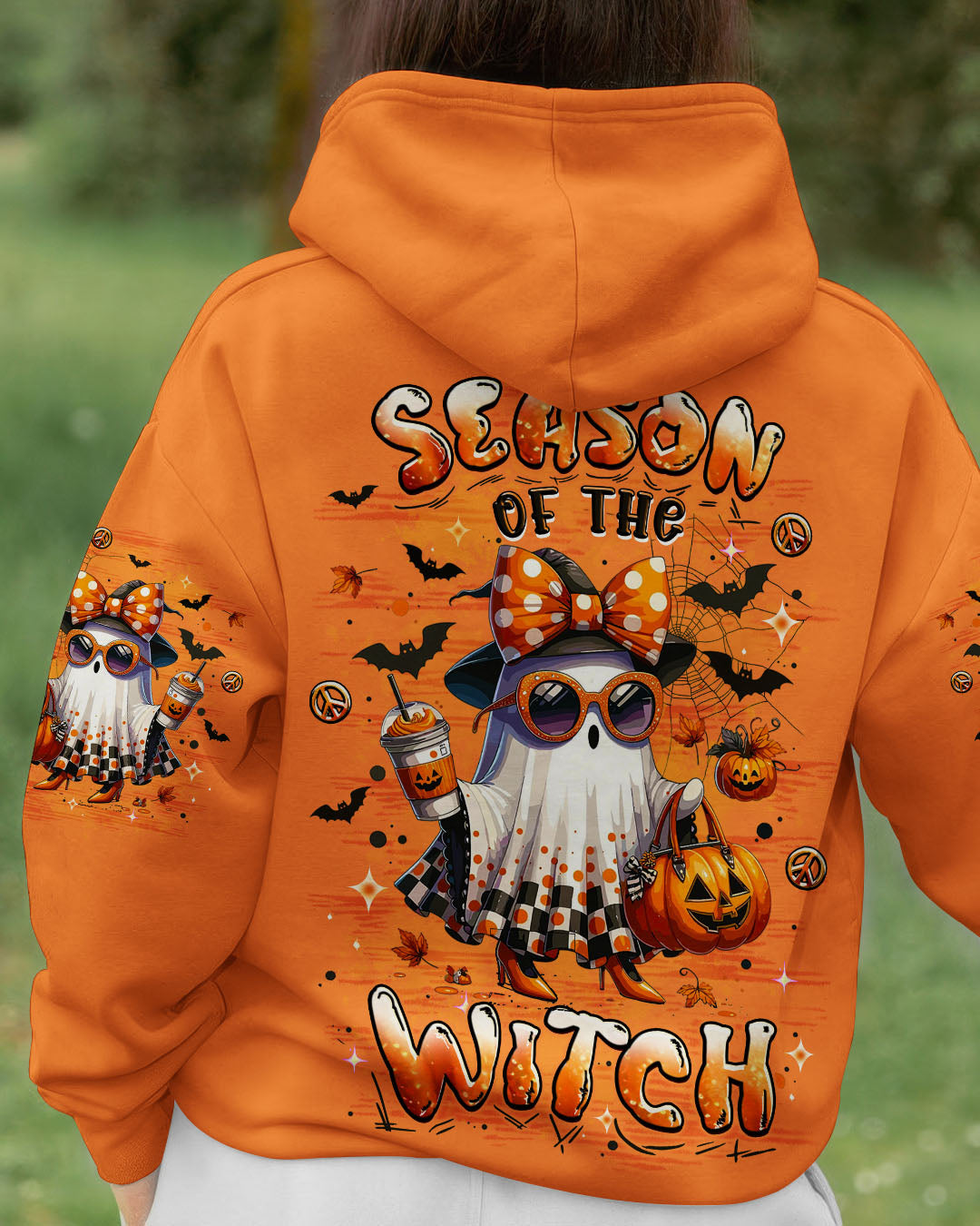 SEASON OF THE WITCH HALLOWEEN BOO ALL OVER PRINT - YHLT1408252