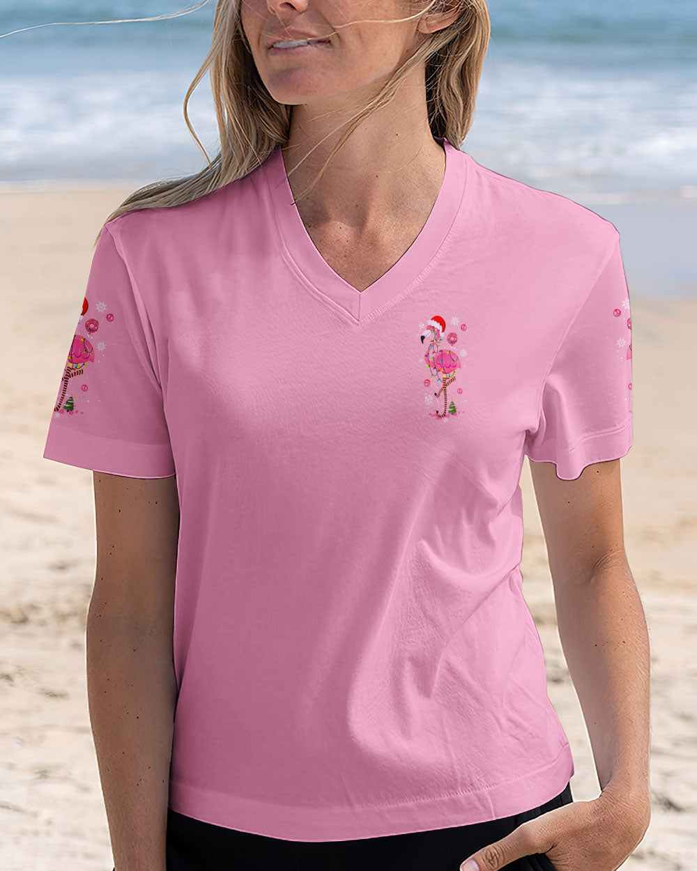 I'M DREAMING OF A PINK CHRISTMAS FLAMINGO ALL OVER PRINT - YHLT1410243