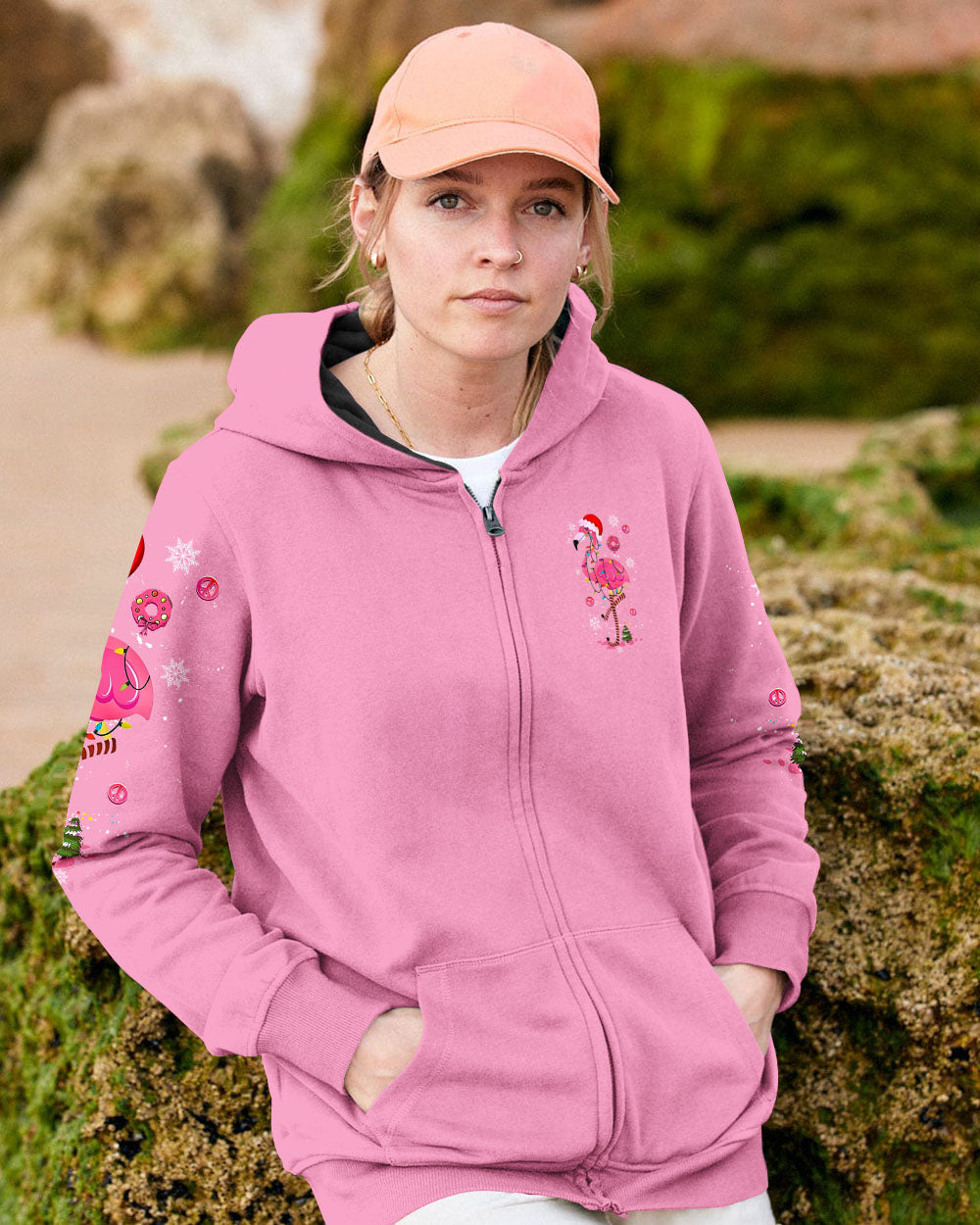 I'M DREAMING OF A PINK CHRISTMAS FLAMINGO ALL OVER PRINT - YHLT1410243