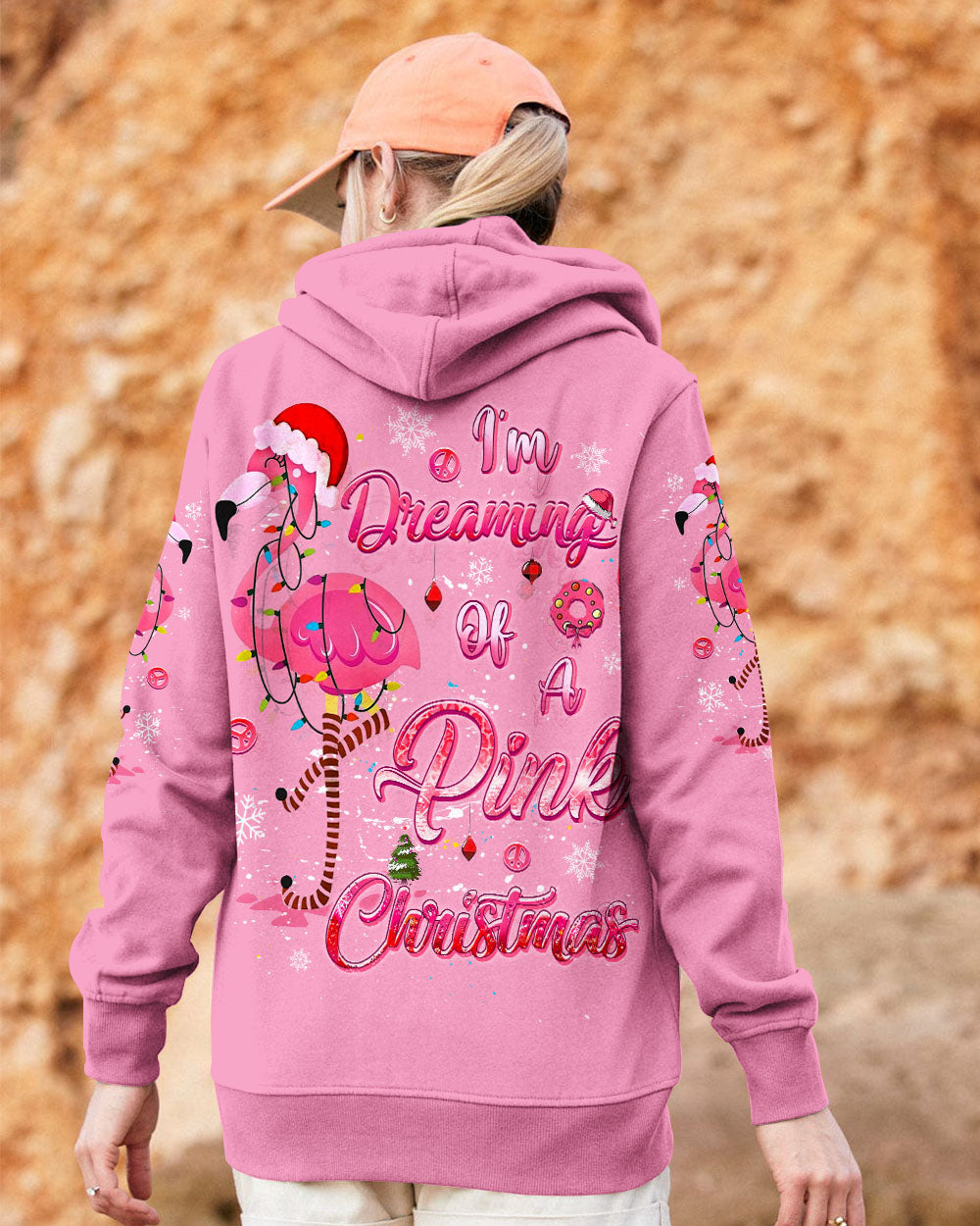 I'M DREAMING OF A PINK CHRISTMAS FLAMINGO ALL OVER PRINT - YHLT1410243