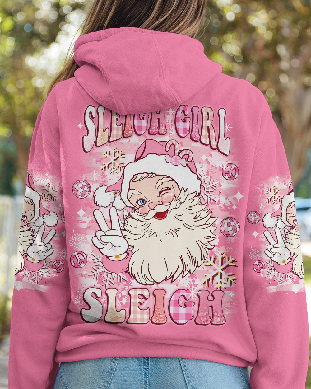 SLEIGH GIRL SLEIGH CHRISTMAS ALL OVER PRINT -YHLT1411242