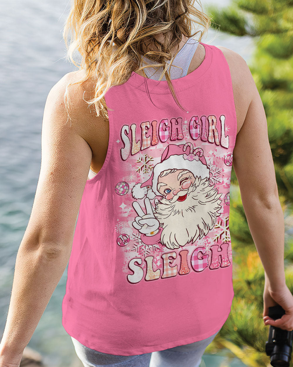 SLEIGH GIRL SLEIGH CHRISTMAS ALL OVER PRINT -YHLT1411242