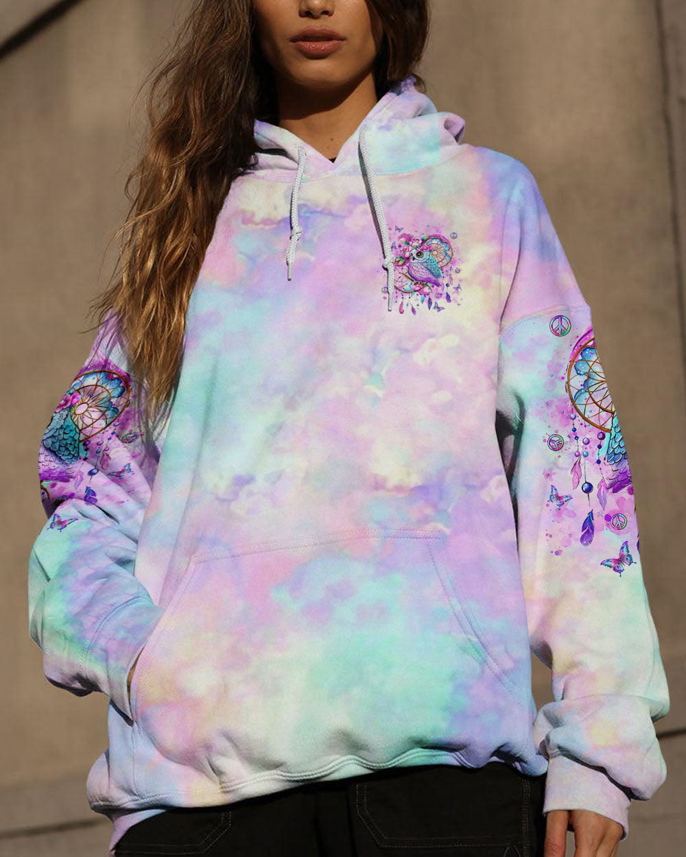 YOU MAY SAY I'M A DREAMER OWL ALL OVER PRINT - YHLT1412232