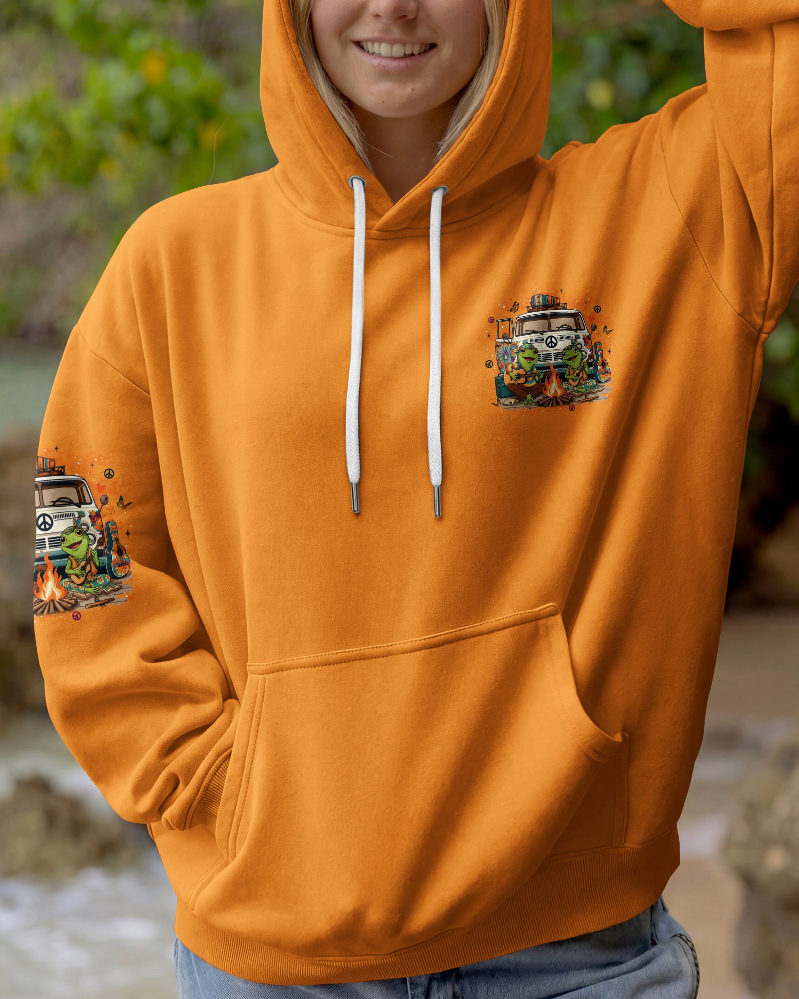 PEACE LOVE AND ADVENTURE COUPLE ALL OVER PRINT - YHLT1501261