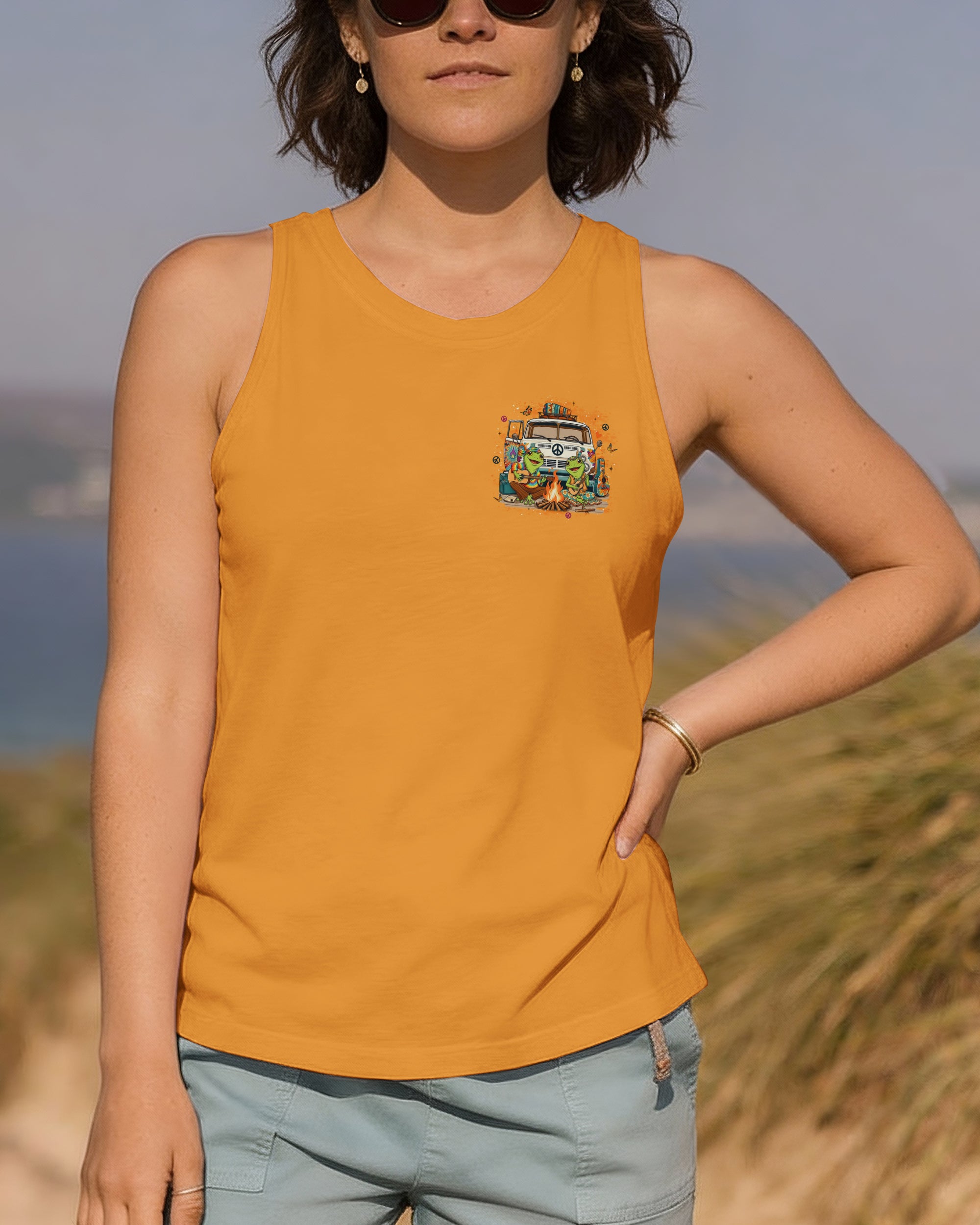PEACE LOVE AND ADVENTURE COUPLE ALL OVER PRINT - YHLT1501261