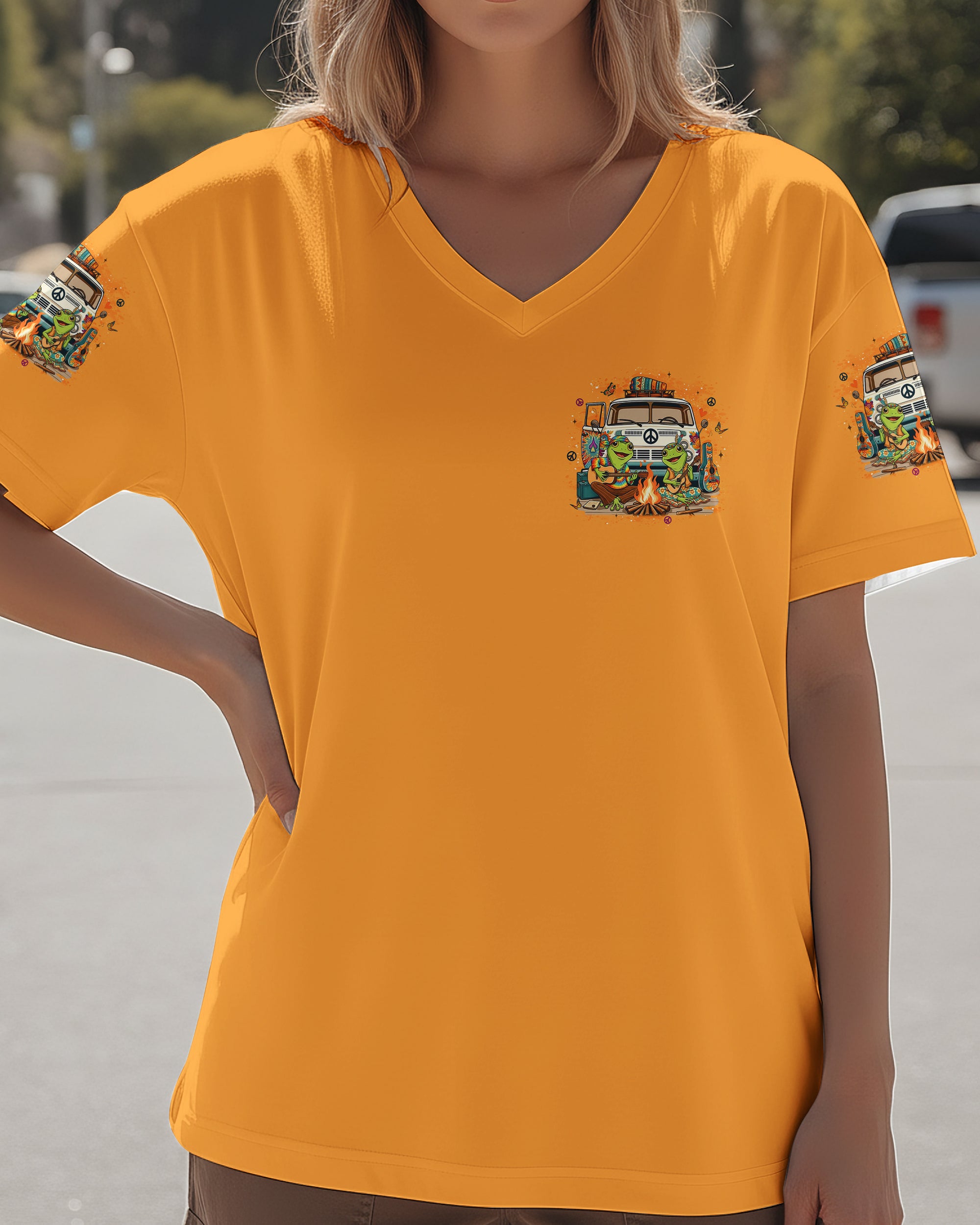 PEACE LOVE AND ADVENTURE COUPLE ALL OVER PRINT - YHLT1501261