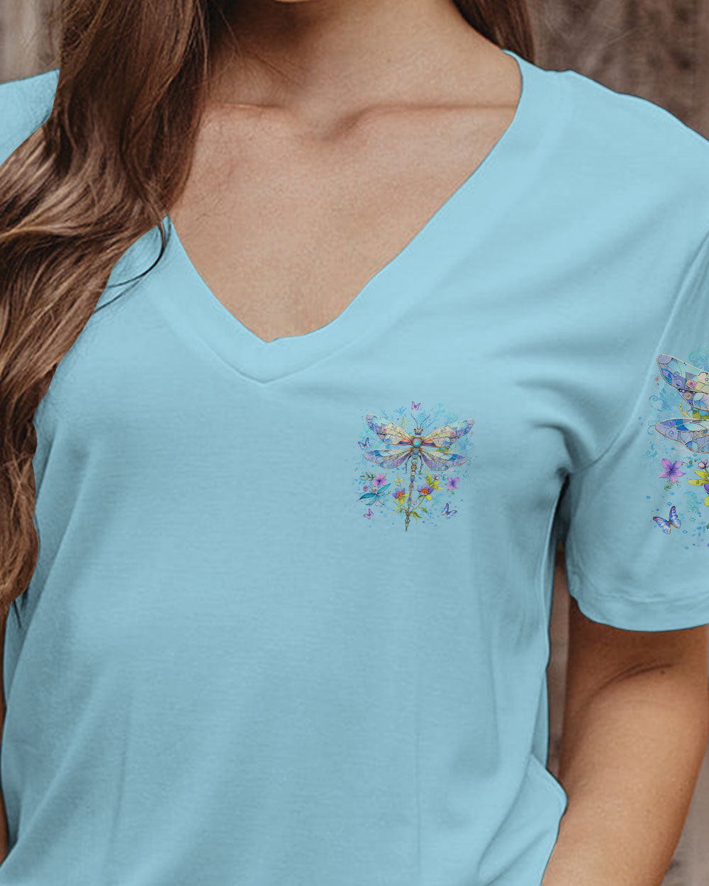 BE YOU THE WORLD WILL ADJUST DRAGONFLY ALL OVER PRINT - YHLT1503242