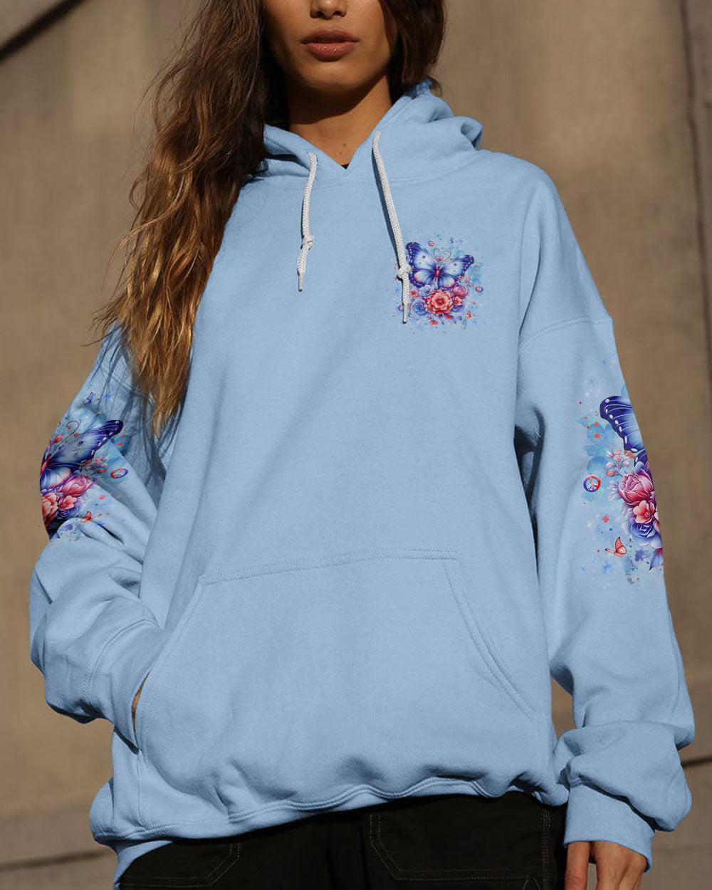 JUST BREATHE BUTTERFLY ALL OVER PRINT - YHLT1507243