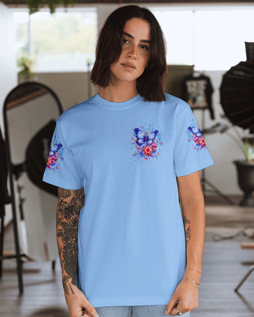 JUST BREATHE BUTTERFLY ALL OVER PRINT - YHLT1507243