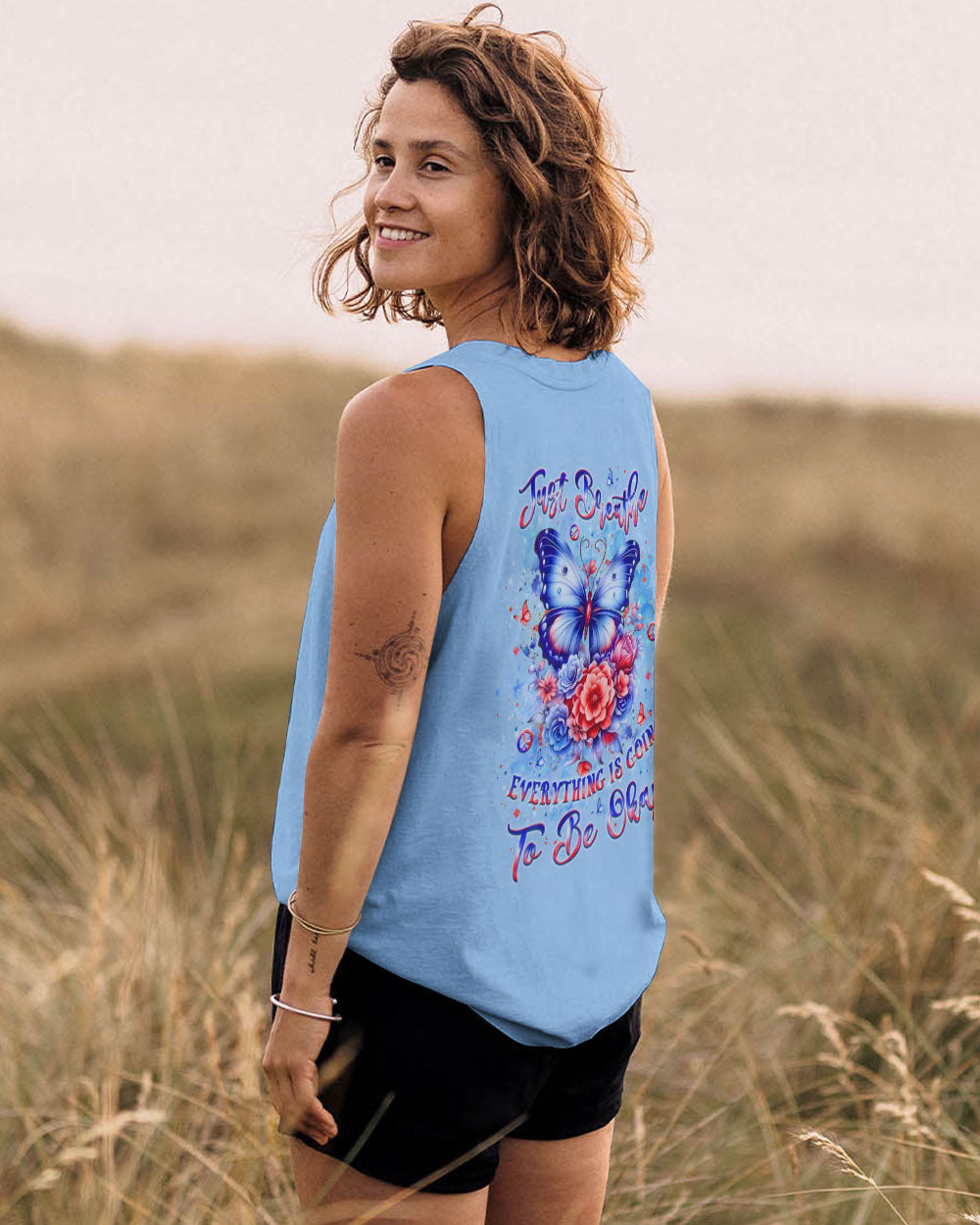 JUST BREATHE BUTTERFLY ALL OVER PRINT - YHLT1507243