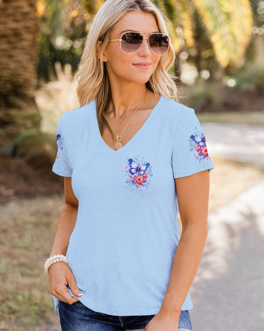 JUST BREATHE BUTTERFLY ALL OVER PRINT - YHLT1507243