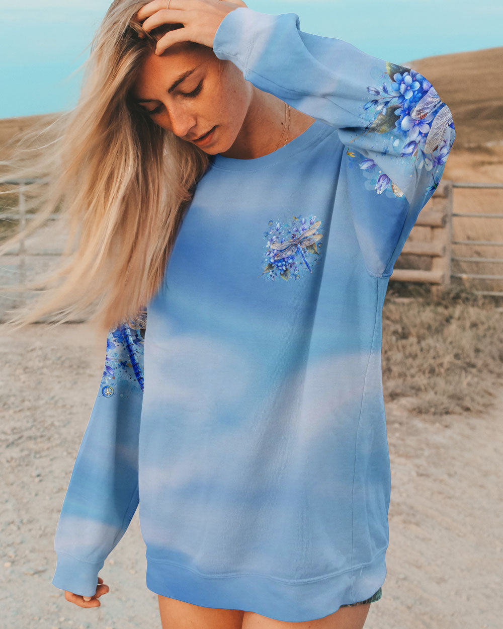 JUST BREATHE BUTTERFLY ALL OVER PRINT - YHLT1511241