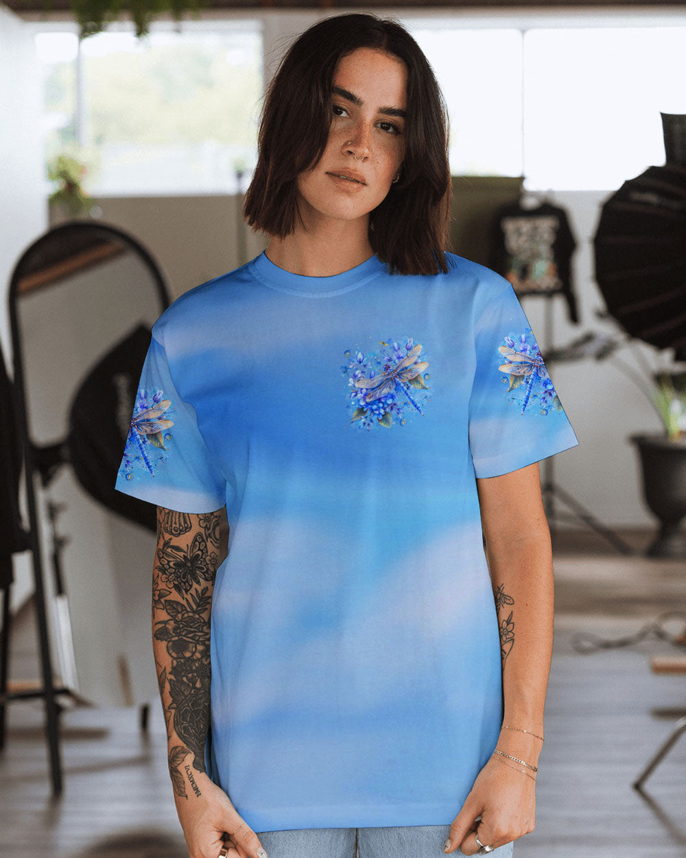 JUST BREATHE BUTTERFLY ALL OVER PRINT - YHLT1511241