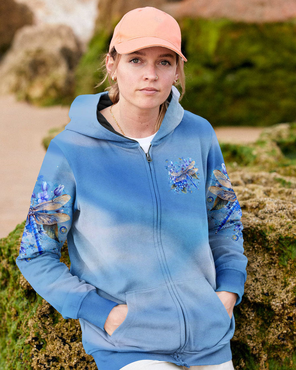 JUST BREATHE BUTTERFLY ALL OVER PRINT - YHLT1511241