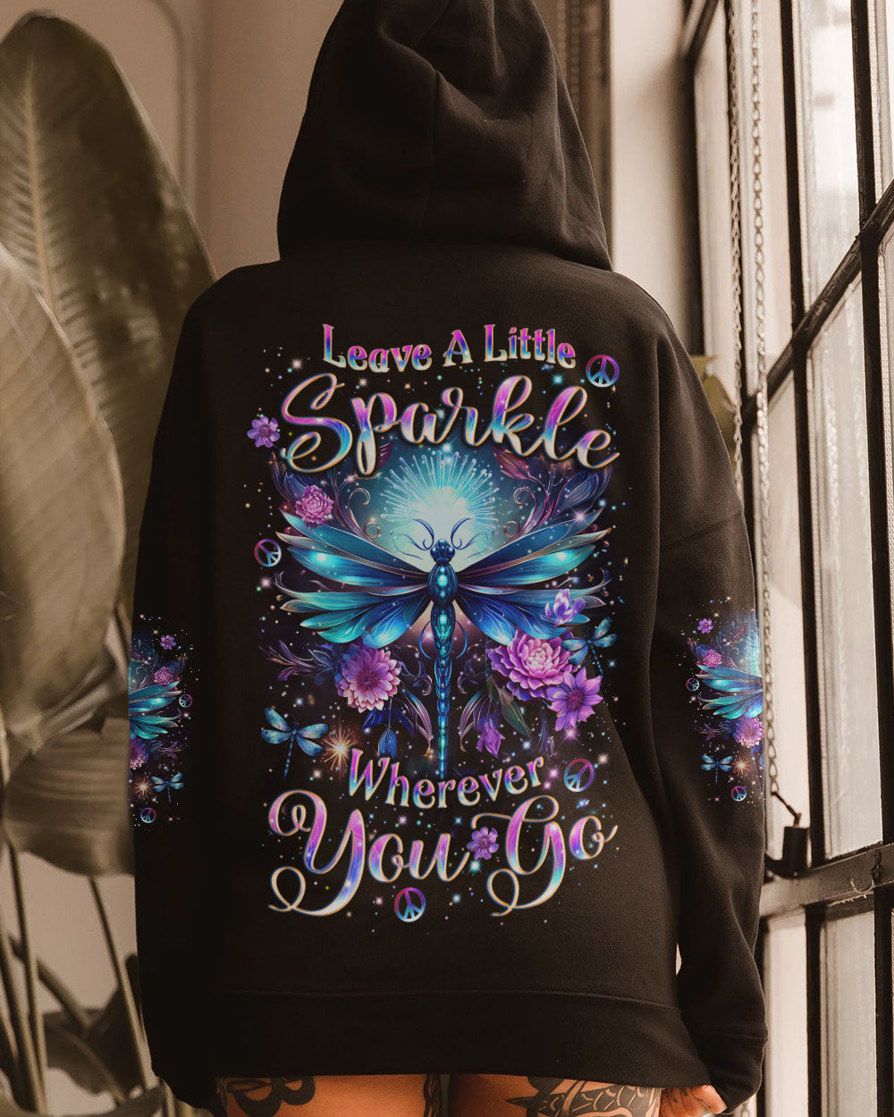 LEAVE A LITTLE SPARKLE WHEREVER YOU GO ALL OVER PRINT - YHLT1602244