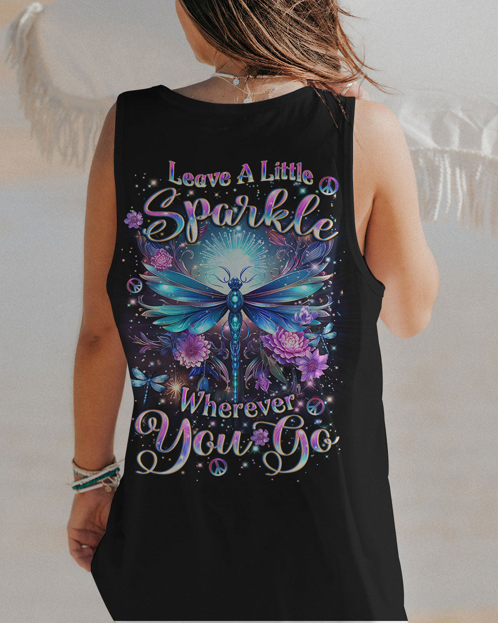 LEAVE A LITTLE SPARKLE WHEREVER YOU GO ALL OVER PRINT - YHLT1602244