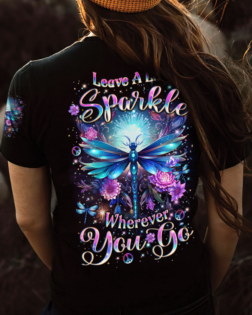 LEAVE A LITTLE SPARKLE WHEREVER YOU GO ALL OVER PRINT - YHLT1602244
