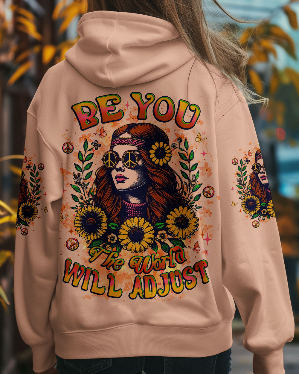 BE YOU THE WORLD WILL ADJUST ALL OVER PRINT - YHLT1606254